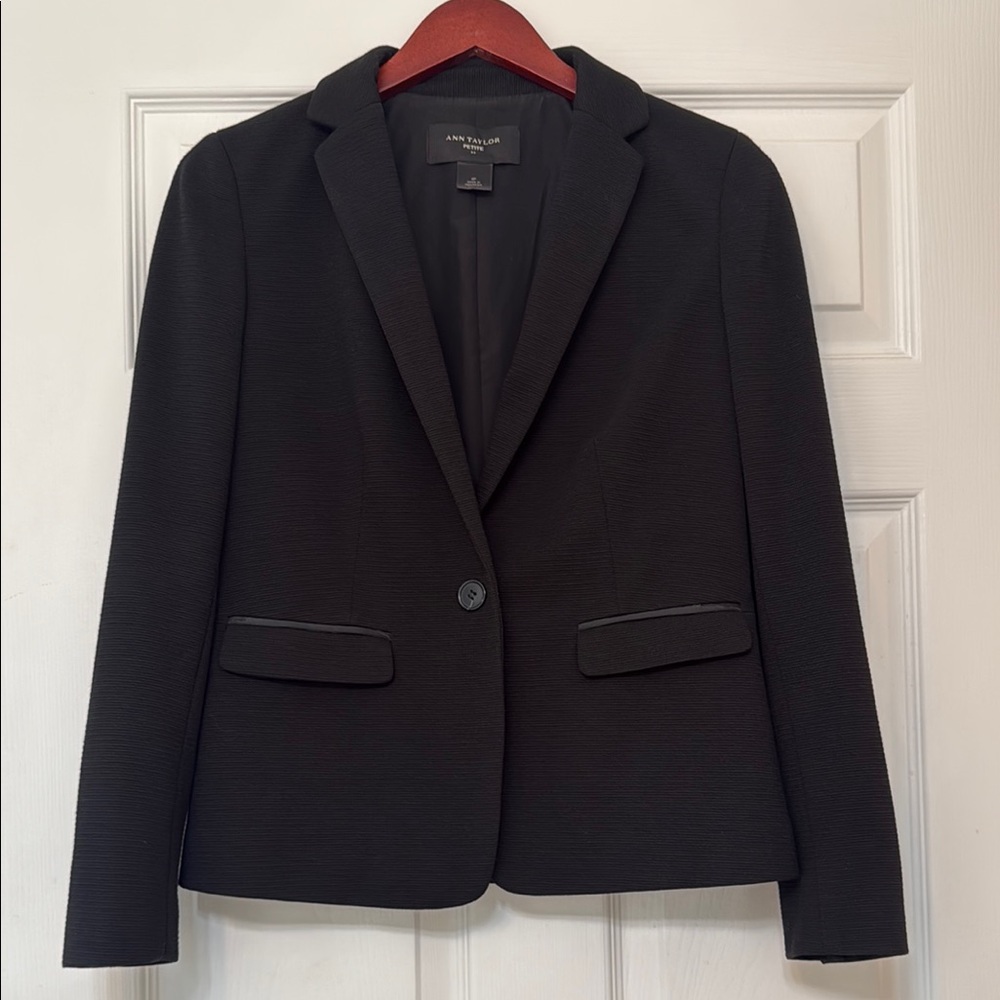 Ann Taylor Cropped Blazer | Petite Work Jacket